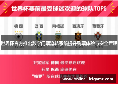 世界杯官方推出数字门票流转系统提升购票体验与安全管理
